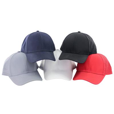 China breathable & Custom Logo 6 Panel Wholesale Waterproof Adjustable Mesh Baseball Caps Distressed Trucker Hat for sale