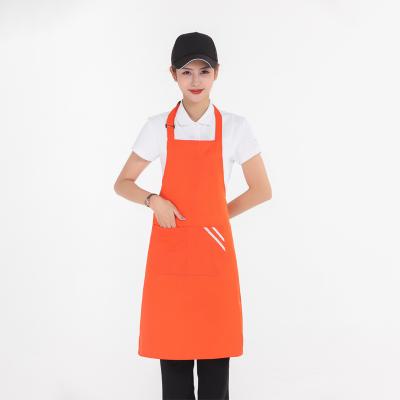 China Wholesale Cheap Bulk SANITARY Adjustable Hair Dresser Chef Aprons For Kitchen BBQ Grill for sale