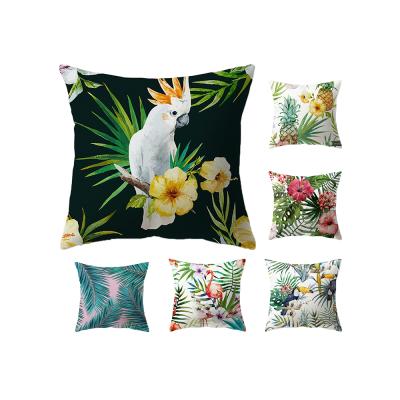 China Custom Printed Sublimation Polyester Digital Printed Decoration Throw Cushion Blank Christmas Home Pillow Case Viable for sale