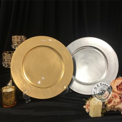 China Sustainable Wholesale Cheap Round Hotel Restaurant Plastic Dishes Dining Dishes For Wedding Event for sale