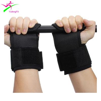 China Custom Non-slip Adjustable Power Wristband Sports Wrist Wrap Weightlifting Protective Lifting Gear for sale