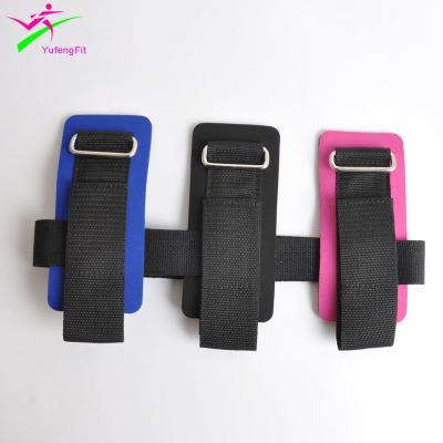 China Bodybuilding Non-slip Custom Weight Lifting Fitness Gym Logo Elastic Wrist Wraps for sale