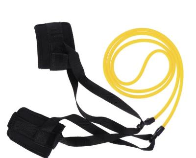 China Swimming Pool Swimming Lanyard With Stationary Strap 6MM*9MM/6*10/5*9/5*10*1M/2M/3M/4M Resistance Training Band And Breaststroke Ankle Strap for sale