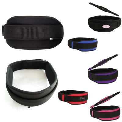 China custom logo adjustable weightlifting belt for gym fitness waist support belt S M L for sale