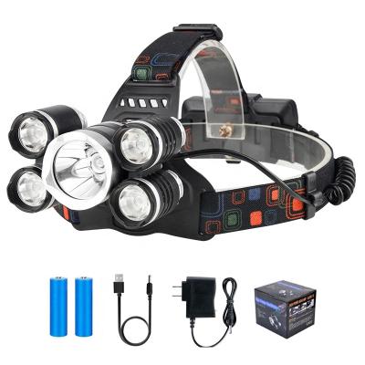 China High Power Camping Bright Headlight Restoration Supply Light T6 High Power Led Headlight for sale