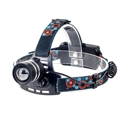 China Camping New High Power Zoomable Head Lamp Usb Outdoor Charging Head Lamp for sale