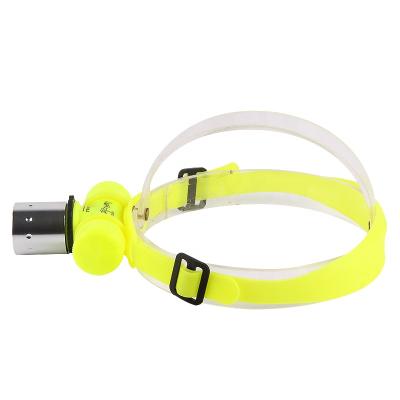 China Combination Headlamp Zoom Diving Plastic Aluminum Headlamp With Silicone Headstrap Underwater Led Headlamp for sale