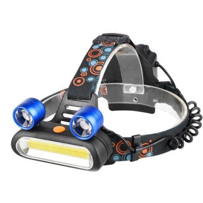 China New Waterproof Rechargaeable Camping USB Led Headlamp Aluminum Headlight LED Headlights To Increase Working for sale