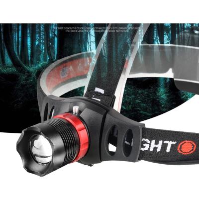 China New 2021 Zoomable High Power Wholesale Camping Waterproof Rechargeable Bright Led Head Lamp for sale