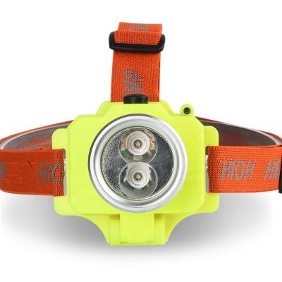 China Wholesale IP68 3W Rechargeable Underwater Powerful Diving Headlamp Led Head Lamp for sale