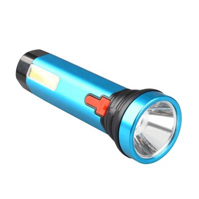 China New Product Camping Multifunctional Electric Torch Led Torch Flashlight Emergency LED Flashlight for sale