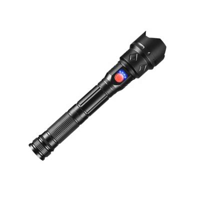 China High Brightness Aluminum Durable Tactical Flashlight Camping Rechargeable Waterproof Portable Torch Light for sale