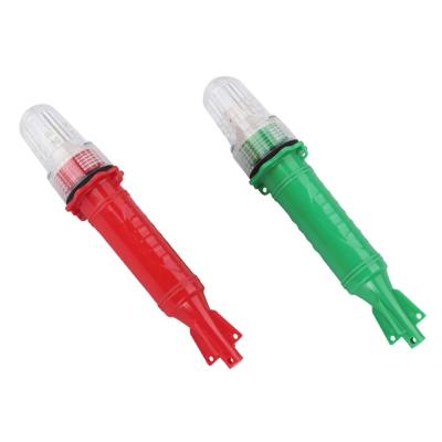 China ABS Net Vertical Bobber Flashlight Plastic Underwater Fishing Fishing Buoys LED Torpedo Fishing Lights for sale