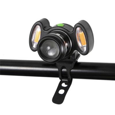 China Bike Front Light Led Strength Factory ABS+Aluminum Material Bike Set Bike Accessories Front Light Light for sale