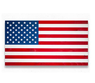 China USA Europe American Wooden Flags Handmade Wooden Flag Wall Decor for sale