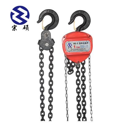 China Construction site lifter 2 ton 3 meter hand chain hoist / manual chain hoist chain pulley hoist en venta