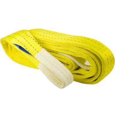 China Polyester 8 Ton Polyester Webbing Lifting Sling Crane Lifting Belt à venda