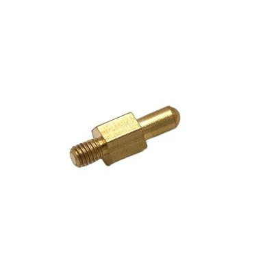 China Aerospace Parts OEM ODM OBM Turned Parts Brass Hex Screws CNC Machining Lathe Manufacturing for sale