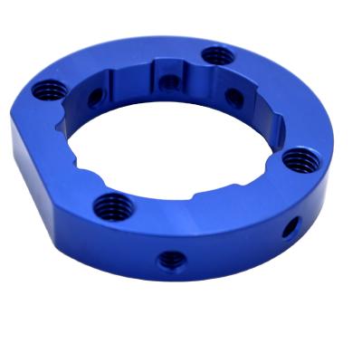 China Aluminum Aerospace Part High Precision OEM ODM Parts Blue Anodizing CNC Machining Service for sale