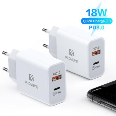 China Commercial fast charging PD3.0 charger wish popular quick charging qc3.0 socket for iPhone/Huawei for sale