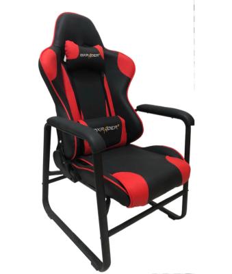 China Best Swivel Black Computer Foldable Gaming Chair PU Leather Office Racing Gaming Chair for sale