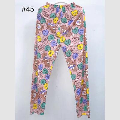 China Summer QUICK DRY Women's Pajama Pants Printed Breathable Lace Bedroom Pajama Pants for sale