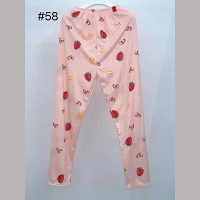 China Latest QUICK DRY Soft Ladies Slacks Pants For Women Long Pajamas for sale