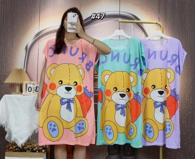 China QUICK DRY ladies cartoon culture soft pajamas home use homestay pajamas for sale