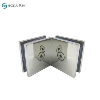 Κίνα High Quality 8-12mm Glass Door Clamp Hinge 90 Degree Glass Connector Shower Hinge προς πώληση