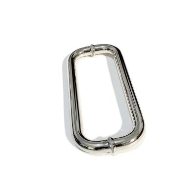 China O Type Stainless Steel Furniture Door Handle High Quality Interior Bathroom Glass Door Handle for sale