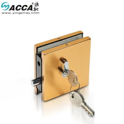 China High Quality Door Central Lock Stainless Steel Glass Lock Frameless Door Lock for sale