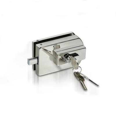 China Double Glass Lock Toughened Glass Door Lock 12MM Glass Door Center Lock for sale