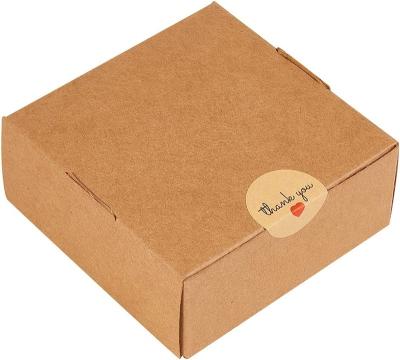 China Wholesale Recyclable Cardboard Kraft Paper Box Brown Craft Food Package Paper Boxes for sale