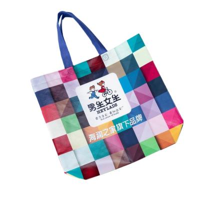 China Wholesale Price Recyclable High Load Bearing Capacity Custom Logo Gift Shopping Nonwoven Bag With Handle for sale