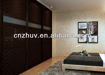 China High Gloss Customized PANEL Bedroom Wardrobe Wooden Sliding Wardrobes With Sliding Door Panel for sale