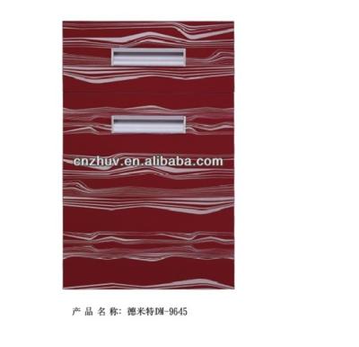 China Moisture Proof High Gloss Acrylic Wave Pattern MDF Board For Dpor for sale