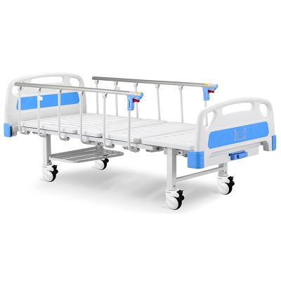 China Patient Bed ORP-BM10 Cheap Price One Function Used Manual Hospital Bed With ABS Crank for sale