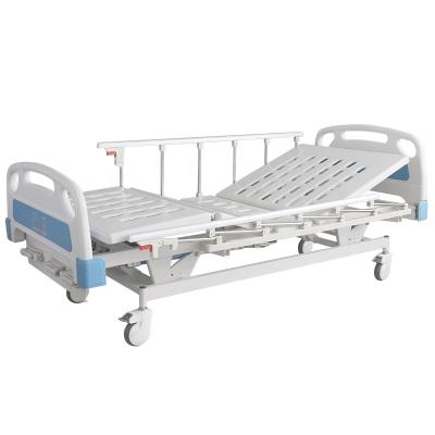 China Multi-Functional Hospital Bed 3 Function Medical Clinic Bed Manual Hospital Bed Manufacturer China Hospital Bed ORP-BM34 for sale