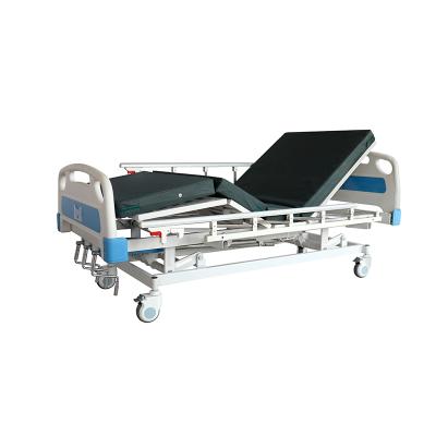 China Hospital Manufacturer Good Price Metal Crank Patient Nursing Hospital Bed ORP-BM35 3 Multifunctional for sale