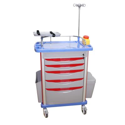 China ORP601-ET ABS Medical Emergency Trolley Modern Popular Discount Price For Trolley Medical Trolley for sale