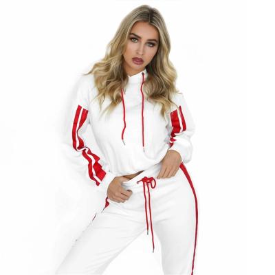 China Guangzhou JWIN Anti-UV Fashion Customized Your Own Logo Blank Tracksuit Wholesale Cheap Tracksuits For Women for sale