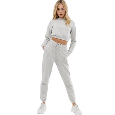 China Top Custom Sports Tracksuits For Women, Ladies Fitness Fit Anti-UV Wholesale Slim Crop Gym Tracksuits for sale