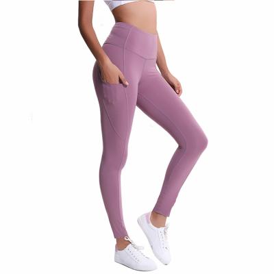 China Guangzhou Jwin Breathable Custom High Waist Polyester Women Sports Basic Leggings Yoga Pants for sale