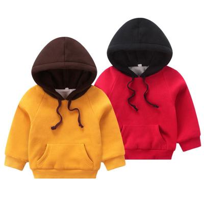 China High Quality Custom Anti-wrinkle Kids Cotton Plush New Hoodies For Kids Boys Girls Pullover Sweatshirts for sale