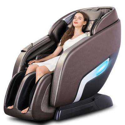 China 2021 LEERCON Mechanism Weightless SL Track 3D Electric Shiatsu Massage Chair SLTrack Full Body Therapy Massage Chair Wholesale Luxury 3D 4D Foot Spa for sale