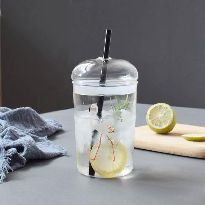 China Viable Single Wall Glass Cups Drink Mugs With Straws Amazon Success Wholesale Products for sale