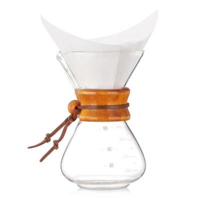 China Turkish Arabic Bartender Stocked Glass Coffee Pot Resistant Pyrex High Borosilicate for sale