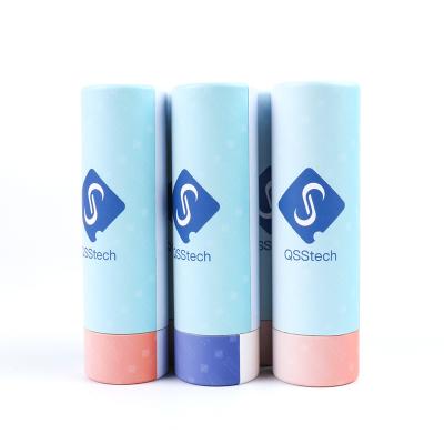 China Biodegradable Biodegradable Lip Balm / Lip Gloss Lift Up Paper Tubes Cardboard Tube Lipstick Deodorant Sunscreen Cosmetic Wrapping Paper Cylinder for sale