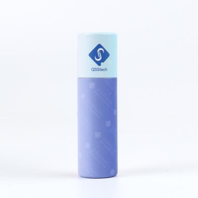 China Recyclable Universal Cylindrical Button Lock Cylindrical Universal Button Lock Lip Gloss Lip Balm Tube Box Child Safe Custom Paper Tubes for sale