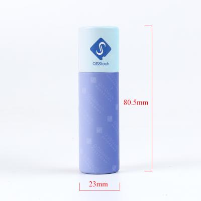 China Recyclable Universal Cylindrical Button Lock Cylindrical Universal Button Lock Lip Gloss Lip Balm Tube Box Child Safe Custom Paper Tubes for sale